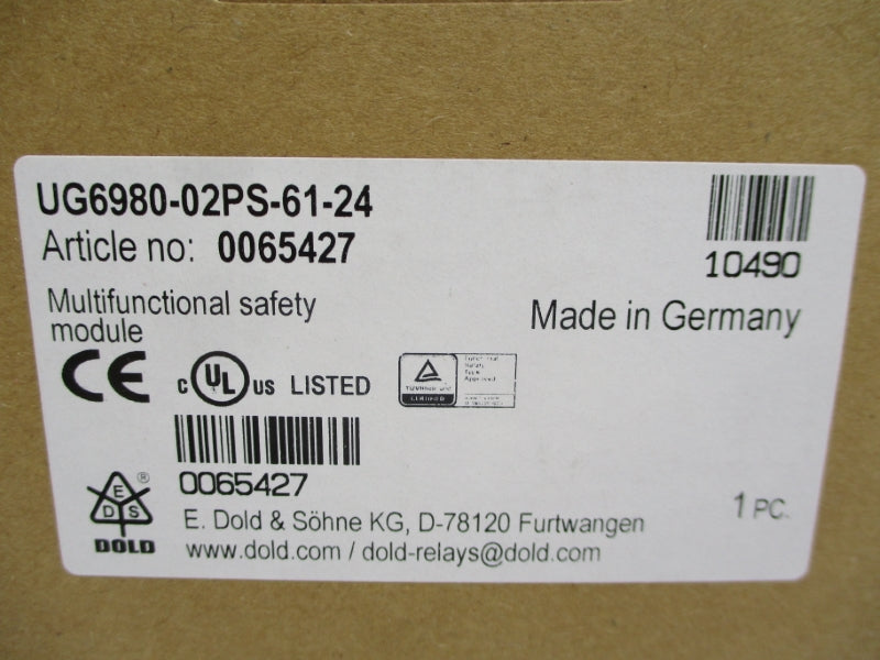 DOLD UG6980-02PS-61 250VAC 8A NSMP