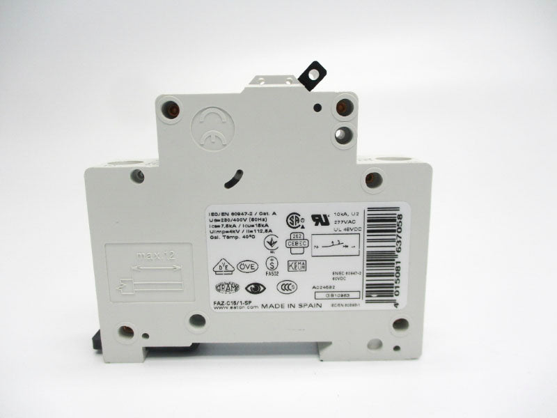 EATON FAZ-C15/1-SP 277VAC 15A NSMP