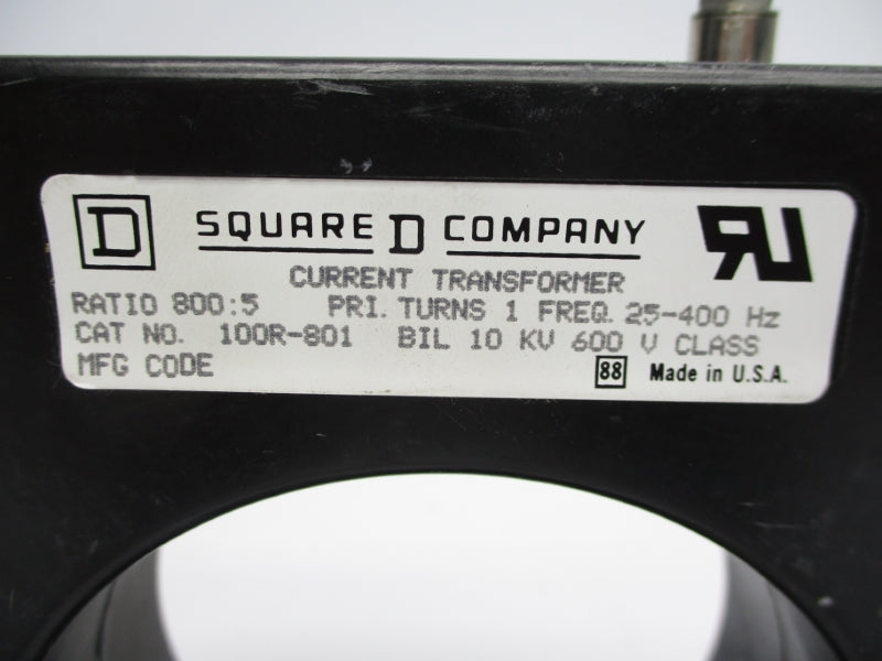 SQUARE D 100R-801 600V UNMP