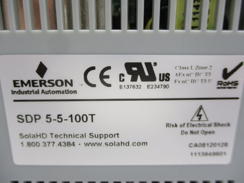 EMERSON SDP-5-5-100T 5VDC 5A UNMP