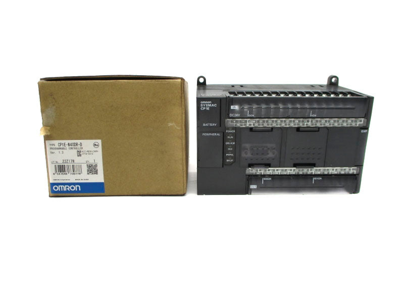 OMRON CP1E-N40DR-D 720VAC 20A NSMP