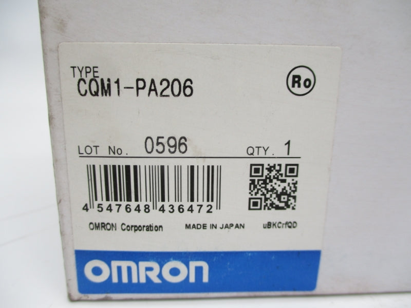 OMRON CQM1-PA206 100-240VAC 6A NSFS