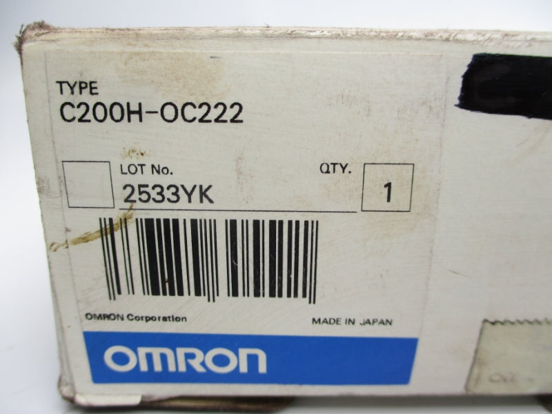 OMRON C200H-OC222 250VAC 2A NSMP