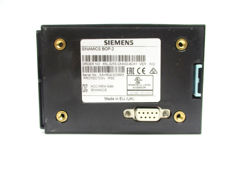 SIEMENS 6SL3255-0AA00-4CA1 (AS PICTURED) NSNP