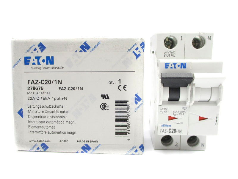 EATON FAZ-C20/1N 240V 20A NSMP
