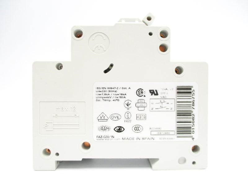 EATON FAZ-C20/1N 240V 20A NSMP