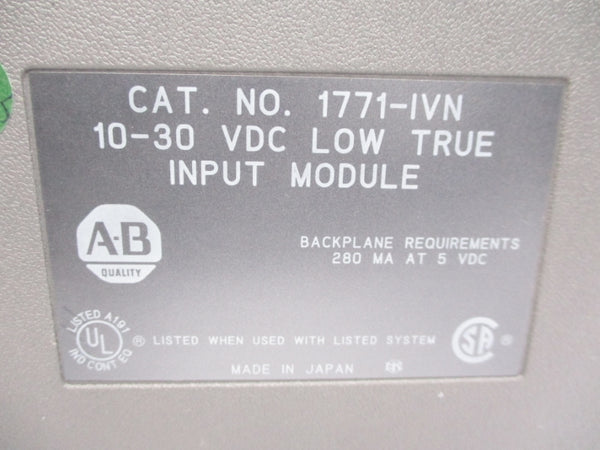 ALLEN BRADLEY 1771-IVN 10-30VDC NSNP