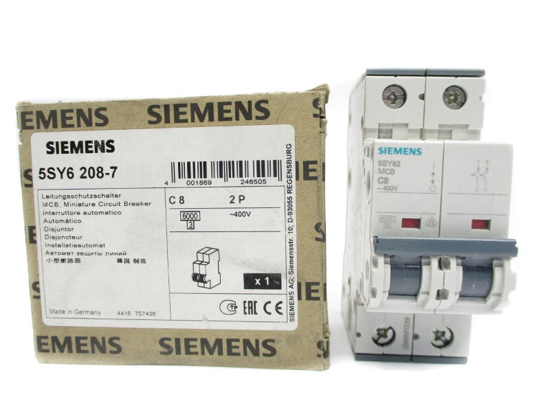 SIEMENS 5SY6208-7 400V 8A NSMP