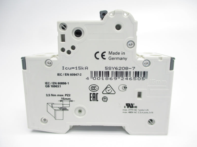 SIEMENS 5SY6208-7 400V 8A NSMP