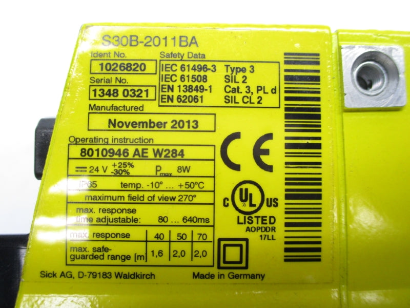 SICK S30B-2011BA 1026820 24V NSMP