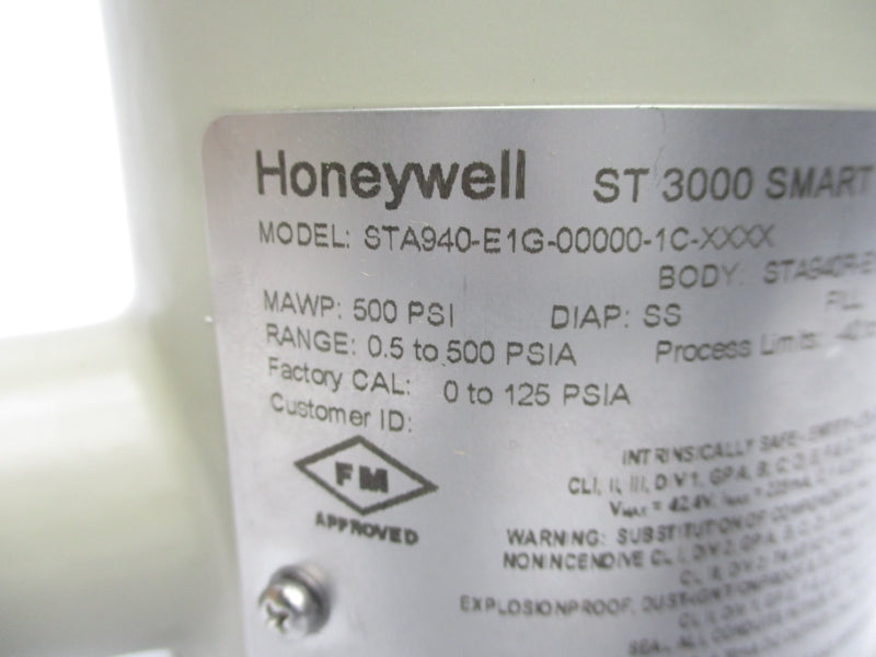 HONEYWELL STA940-E1G-00000-1C-XXXX 500PSI 3/4" NSNP