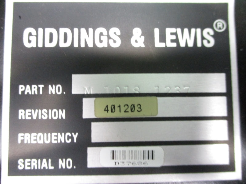 GIDDINGS & LEWIS M10181237 110VAC NSMP