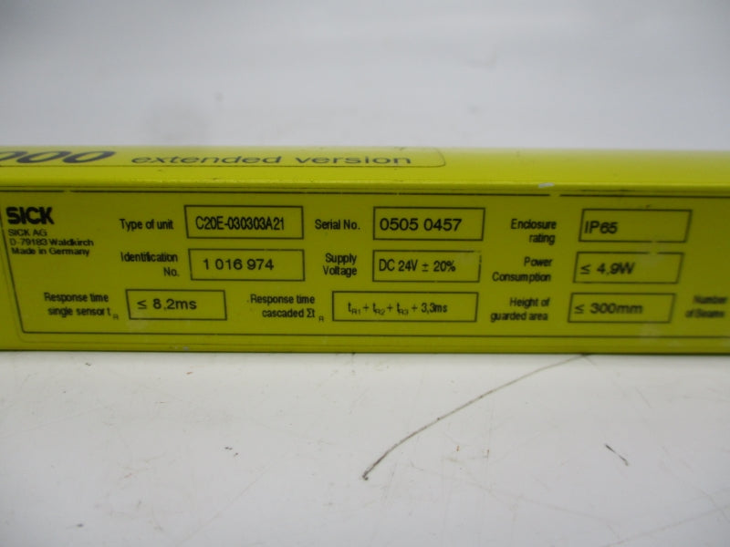 SICK C20E-030303A21 24VDC (AS PICTURED) UNMP