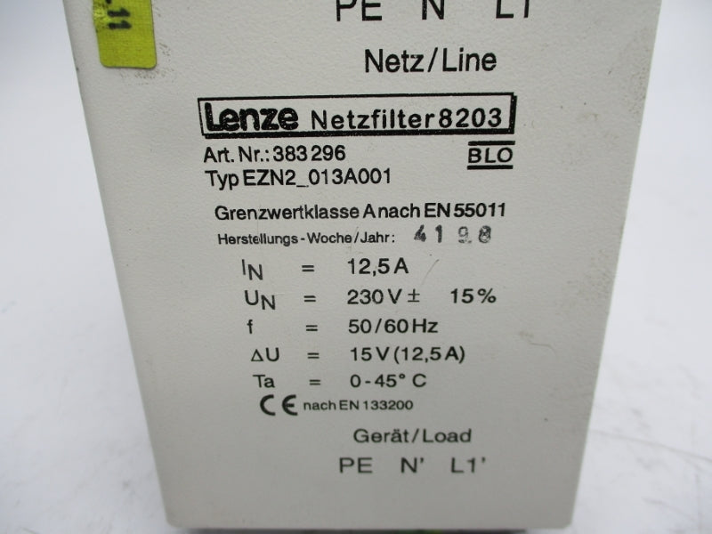 LENZE EZN2013A001 383296 230V UNMP