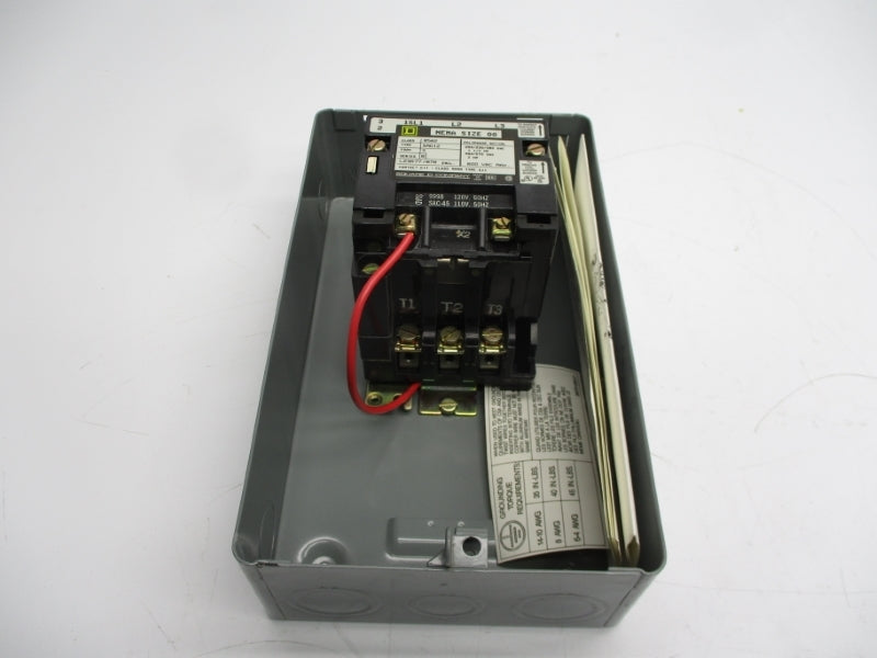 SQUARE D 8502SAG12 SER. B 110-120V NSNP