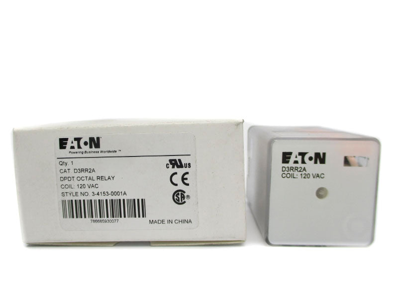 EATON D3RR2A 3-4153-0001A 120VAC 10A NSMP