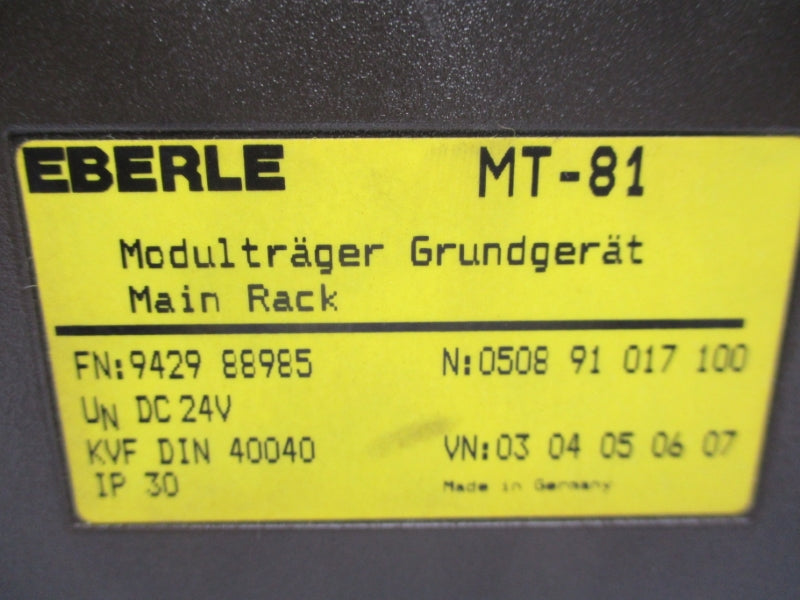 EBERLE 050891017100 MT-81 24VDC UNMP
