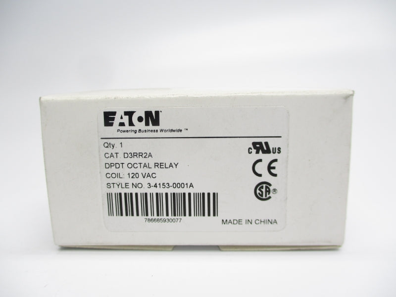 EATON D3RR2A 3-4153-0001A 120VAC 10A NSMP