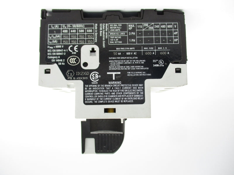 EATON PKZMO-1 XTPR001BC1 690V 0.63-1A NSNP