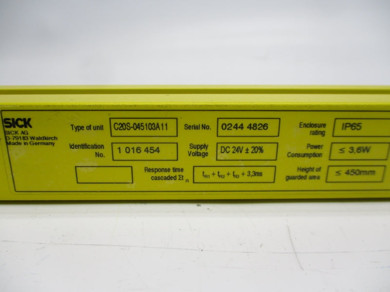 SICK C20S-045103A11 1016454 24VDC NSNP