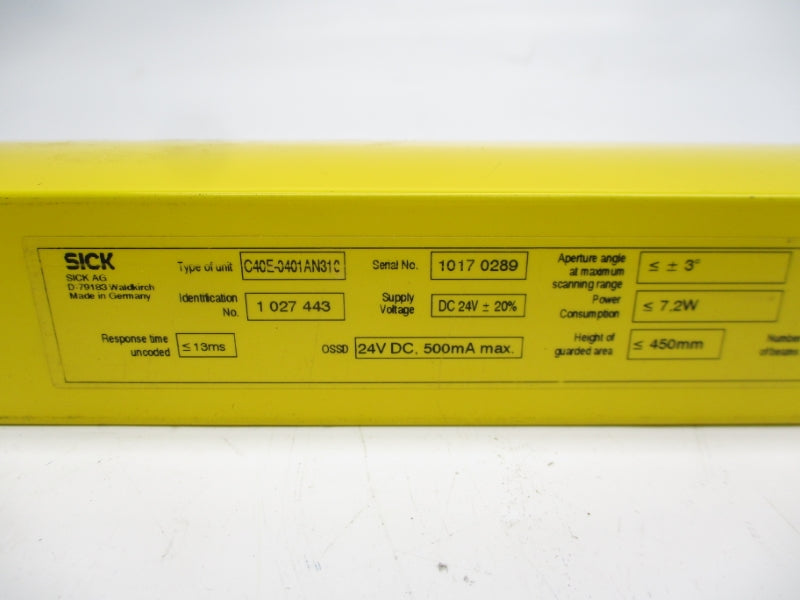 SICK C40E-0401AN310 1027443 24VDC NSNP