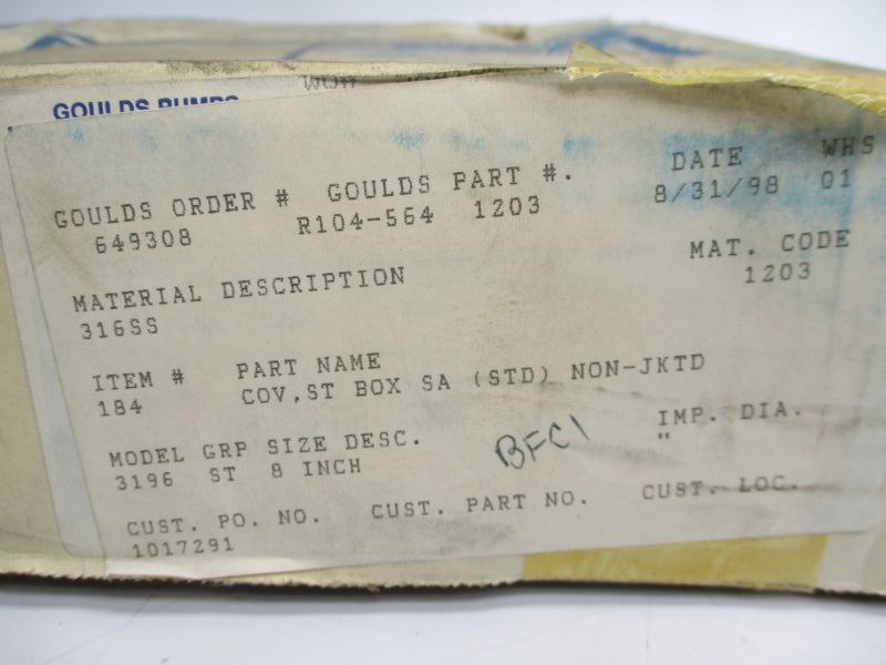 GOULDS R104-564-1203 NSMP