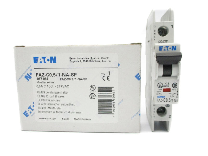 EATON FAZ-C0,5/1-NA-SP 277VAC 0.5A NSMP
