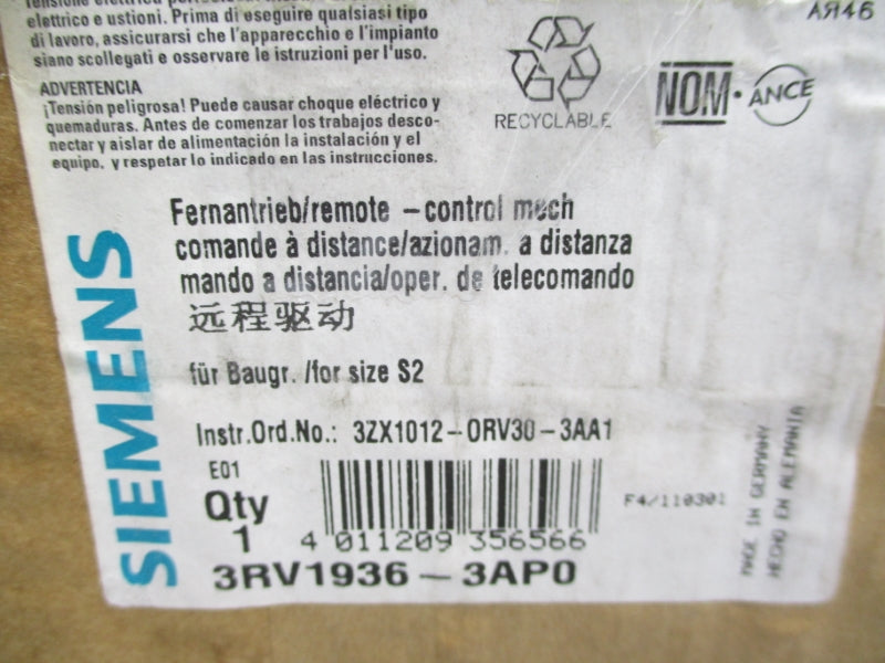 SIEMENS 3RV1936-3AP0 NSMP