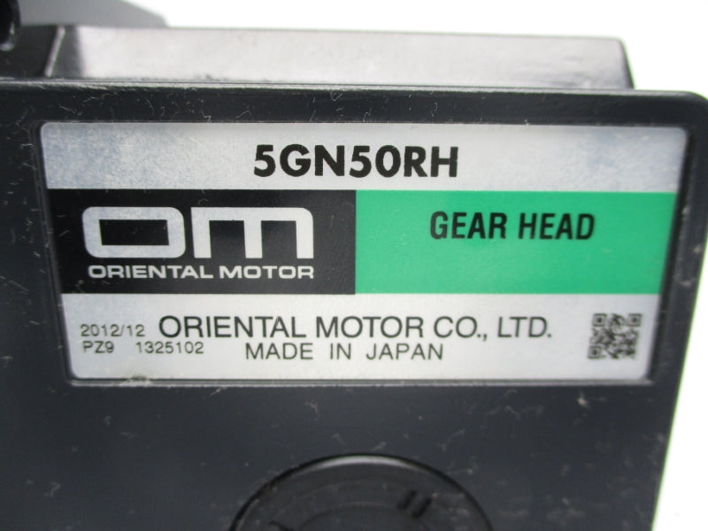 ORIENTAL MOTOR 5GN50RH 5/8" NSMP