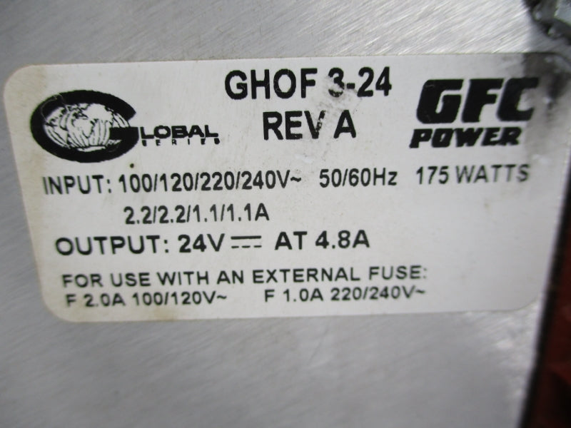 GLOBAL SERIES GHOF3-24 240V 4.8A UNMP
