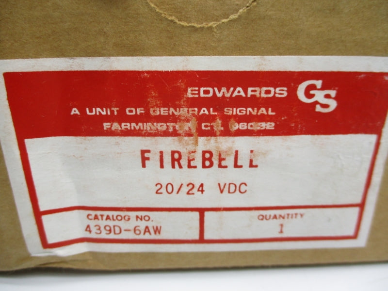 EDWARDS 439D-6AW 20-24VDC .085A NSMP