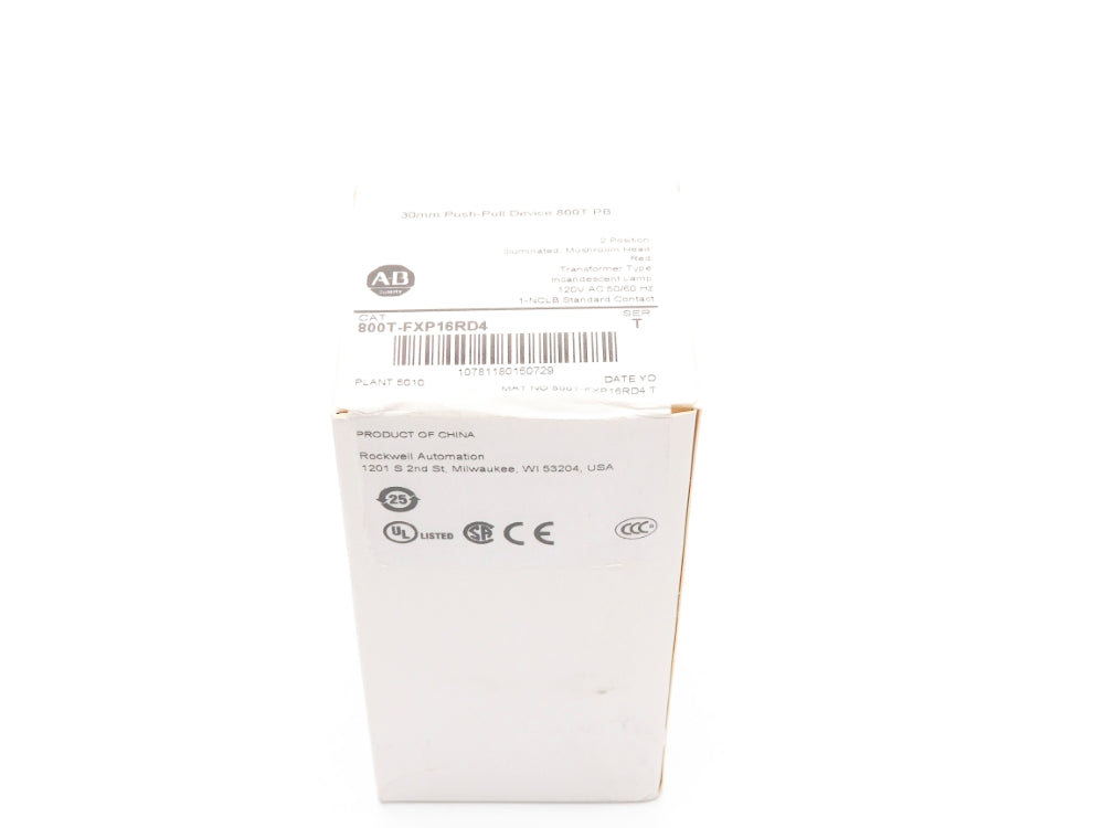 ALLEN BRADLEY 800T-FXP16RD4 SER. T (WH) NSFS