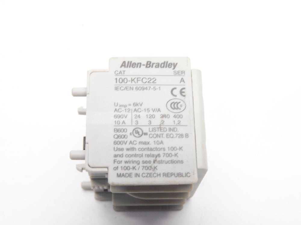 ALLEN BRADLEY 100-KFC22 SER. A NSNP