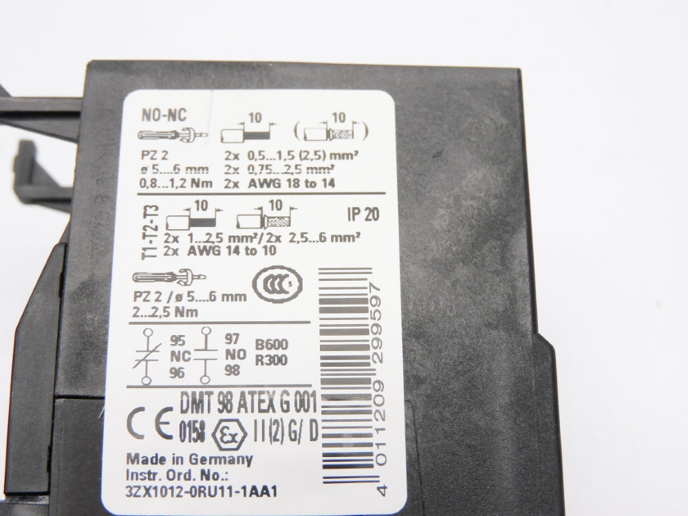 SIEMENS 3RU1126-4AB0 11-16A UNMP