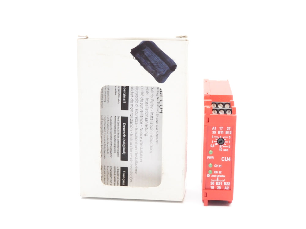 ALLEN BRADLEY 440R-S23174 SER. A CU4 10SEC 24VAC/DC (WH) NSMP