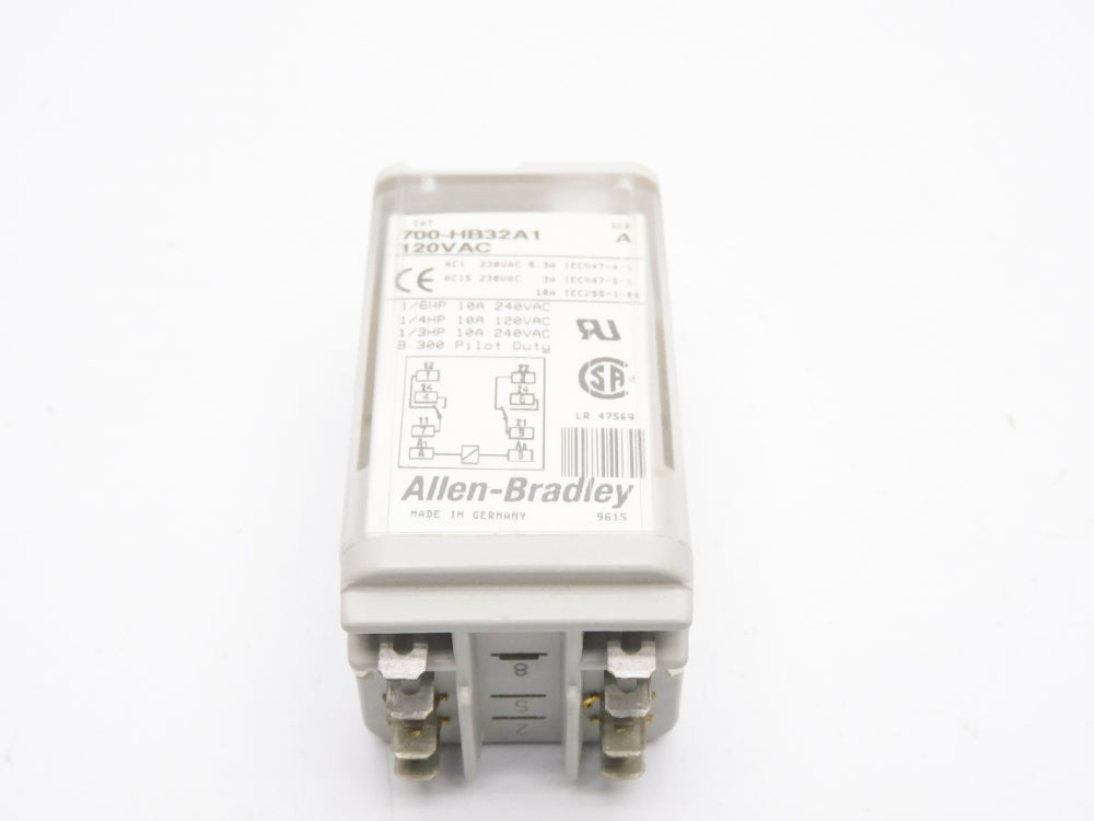 ALLEN BRADLEY 700-HB32A1 SER. A 120VAC 10A (BK/BL) NSMP