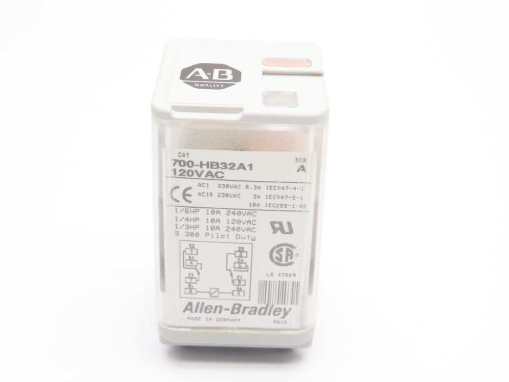 ALLEN BRADLEY 700-HB32A1 SER. A 120VAC 10A (BK/BL) NSMP