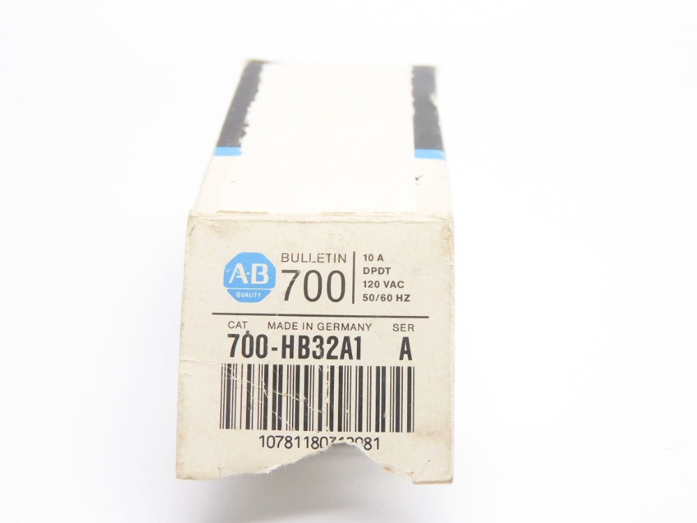 ALLEN BRADLEY 700-HB32A1 SER. A 120VAC 10A (BK/BL) NSMP
