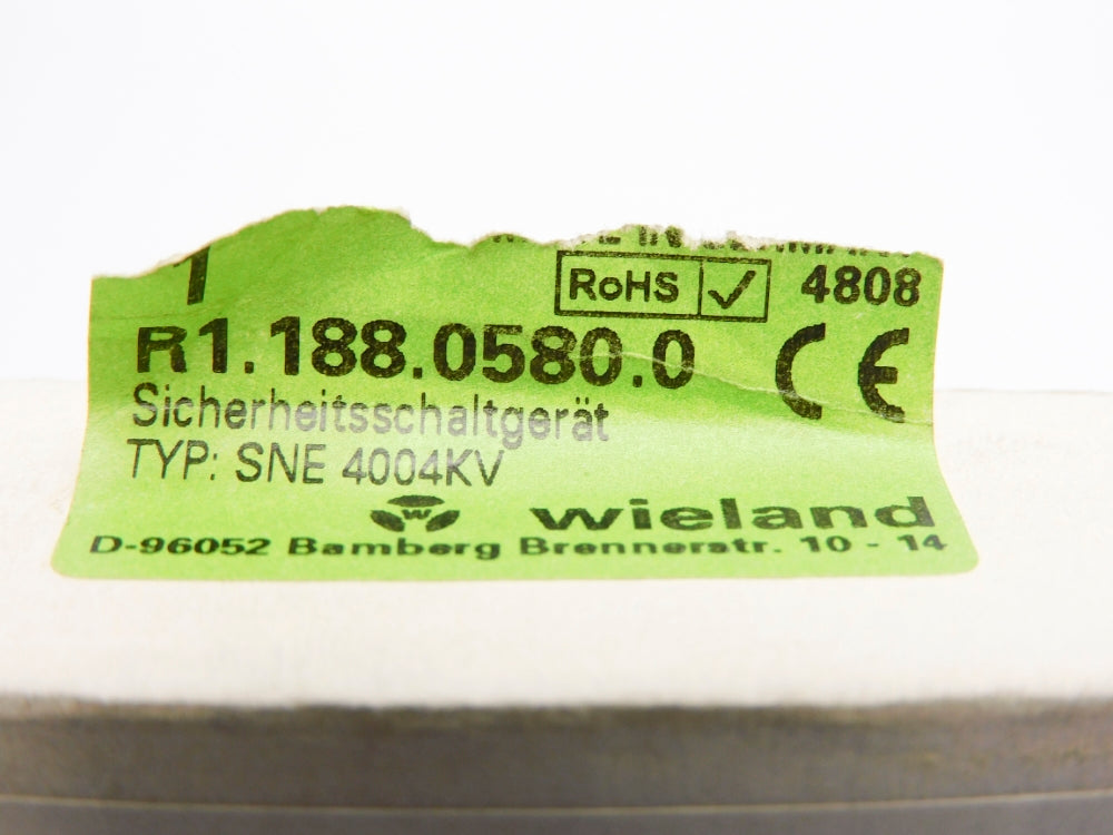 WIELAND SNE4004KV R1.188.0580.0 24VDC 6A 3S NSMP