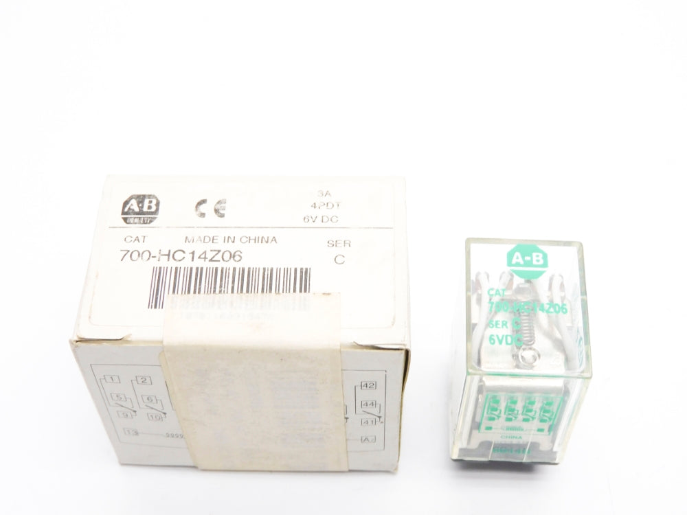 ALLEN BRADLEY 700-HC14Z06 SER. C 6VDC 3A (GY/BL) NSMP