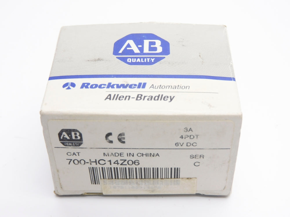 ALLEN BRADLEY 700-HC14Z06 SER. C 6VDC 3A (GY/BL) NSMP