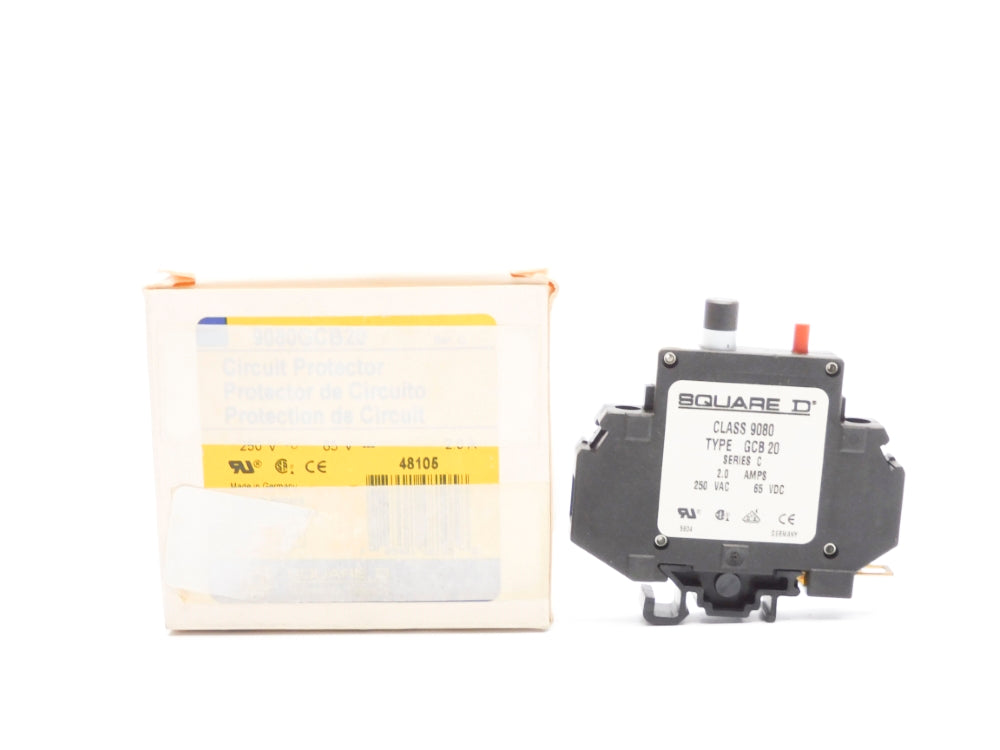 SQUARE D 9080GCB20 SER. C 250V 2A NSMP