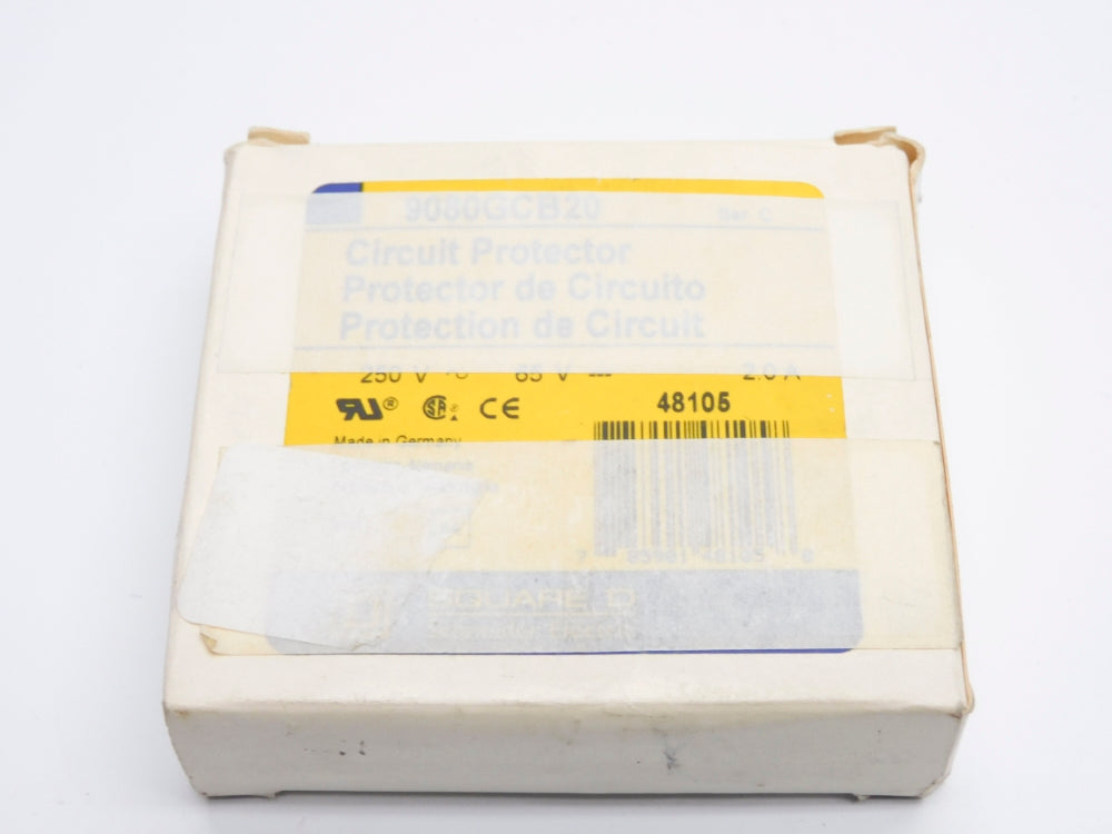 SQUARE D 9080GCB20 SER. C 250V 2A NSMP