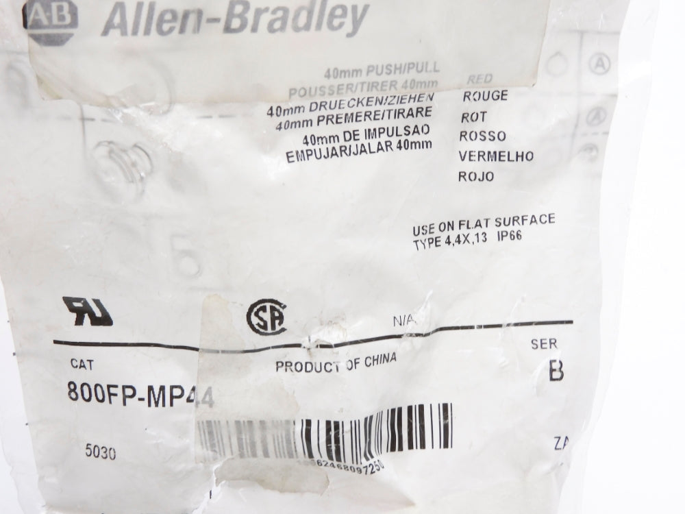 ALLEN BRADLEY 800FP-MP44 SER. B NSMP