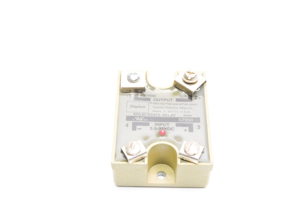 DAYTON 5Z950 200VDC 12A UNMP