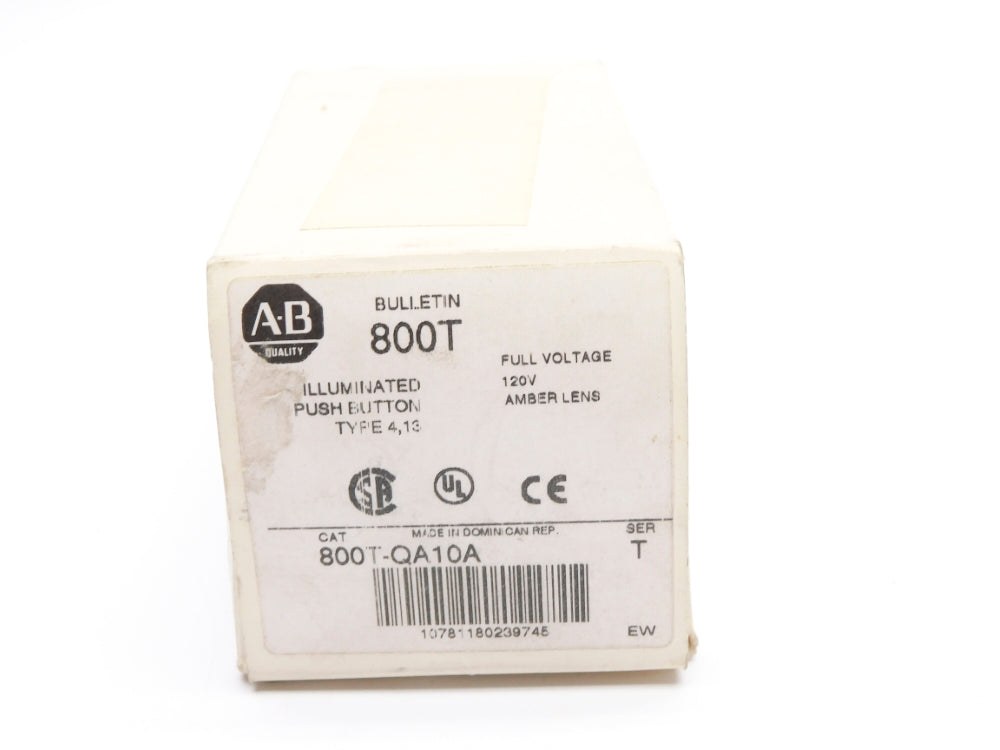 ALLEN BRADLEY 800T-QA10A SER. T (WH) NSMP
