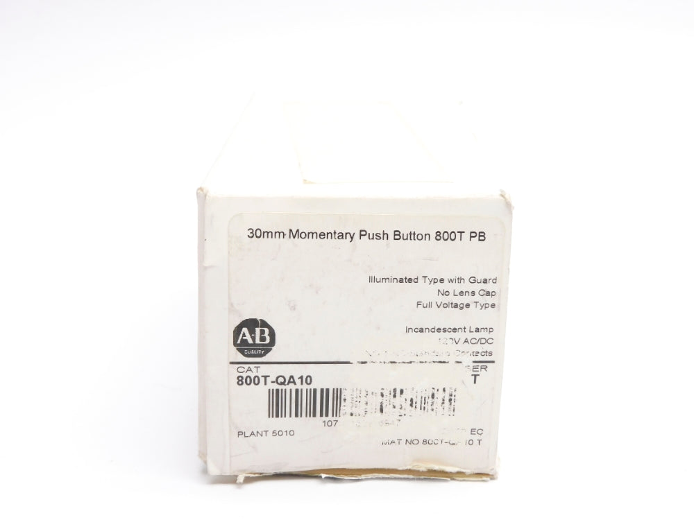 ALLEN BRADLEY 800T-QA10 SER. T (WH) NSMP