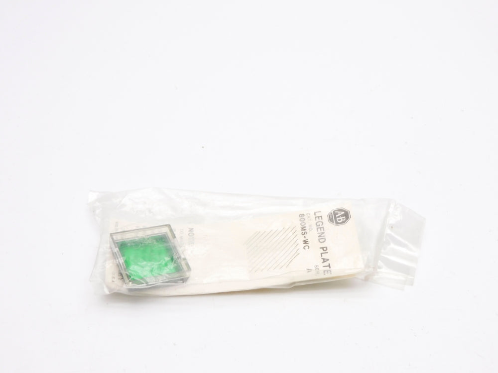 ALLEN BRADLEY 800MS-WC SER. A (GREEN) NSMP