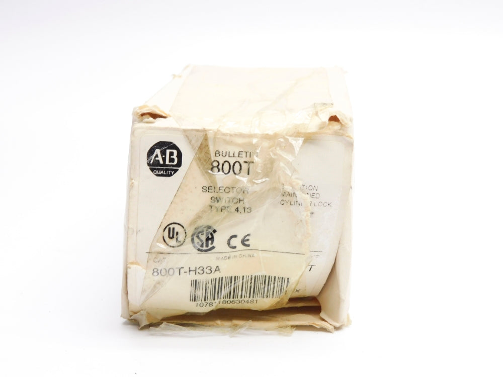 ALLEN BRADLEY 800T-H33A SER. T (WH) (NO KEY) NSMP