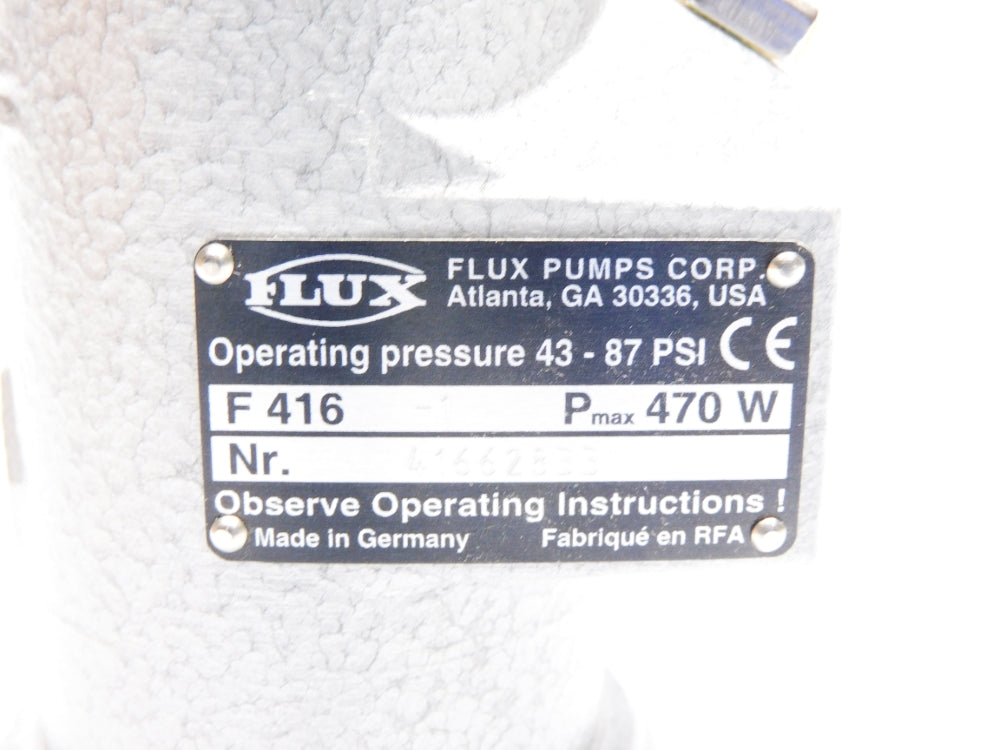 FLUX F416-1 41600125 43-87PSI NSMP
